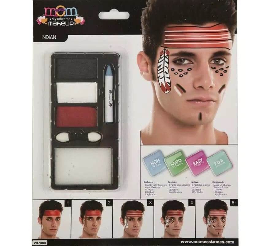 Translation missing: es.Kit de Maquillaje de Indio adulto