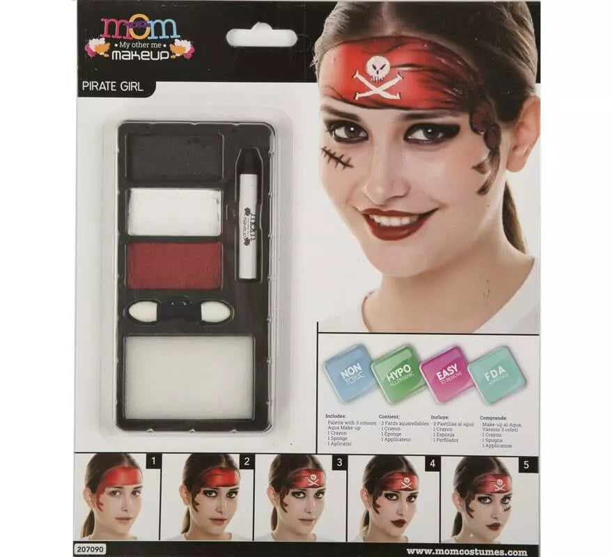 Translation missing: es.Kit de Maquillaje de Pirata mujer