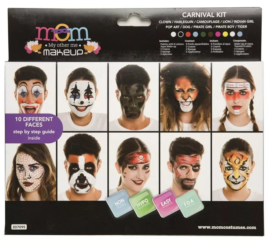 Translation missing: es.Kit de Maquillaje Deluxe Carnaval adultos