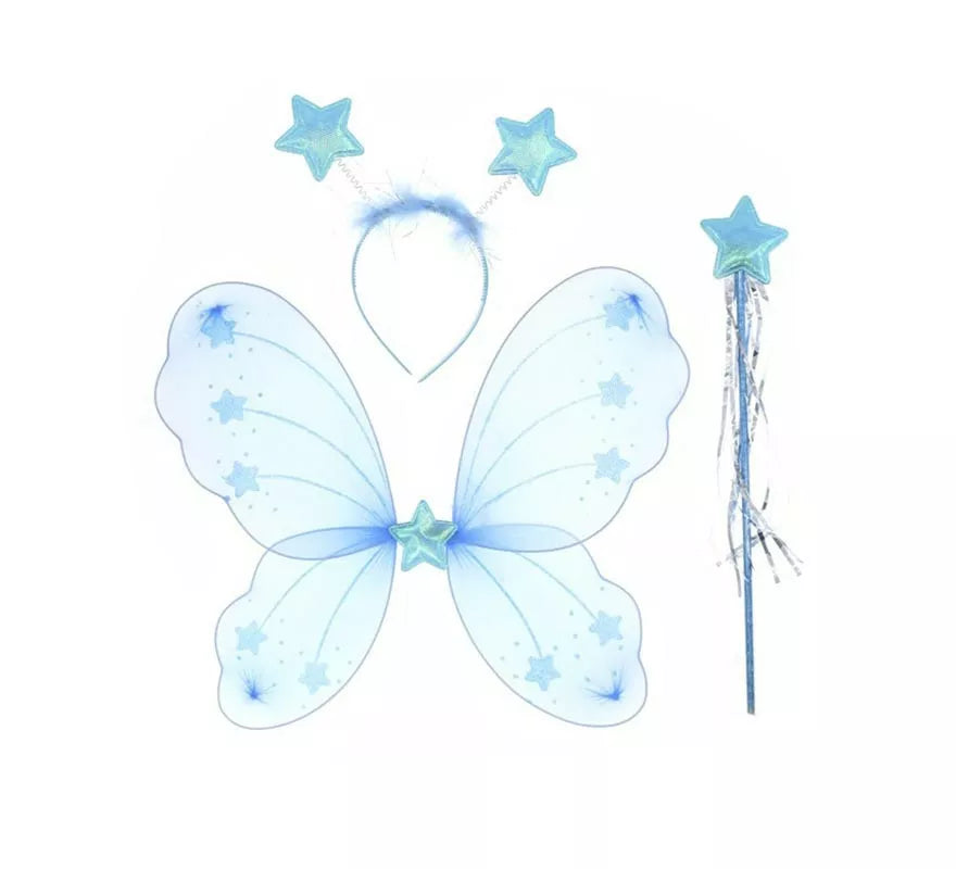 Translation missing: es.Kit de Mariposa azul: Diadema, Alas y Varita