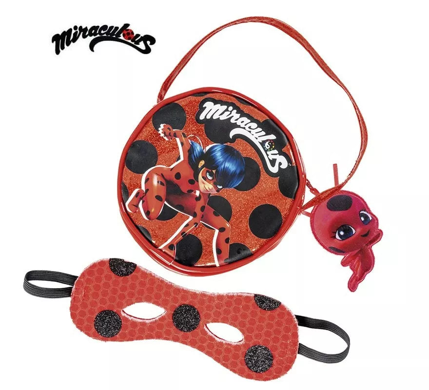 Translation missing: es.Kit de Miraculous Ladybug infantil: Bolso y antifaz