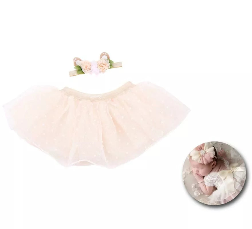 Translation missing: es.Kit de Newborn Cervatillo infantil: Tutú y Cinta de orejas