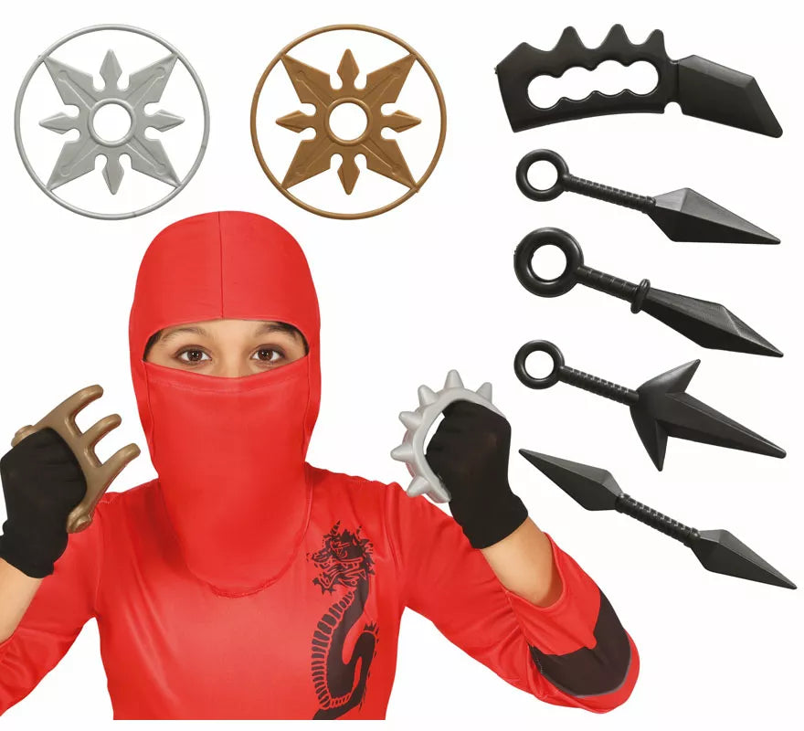 Translation missing: es.Kit de Ninja letal infantil: Estrellas, dagas, y otros