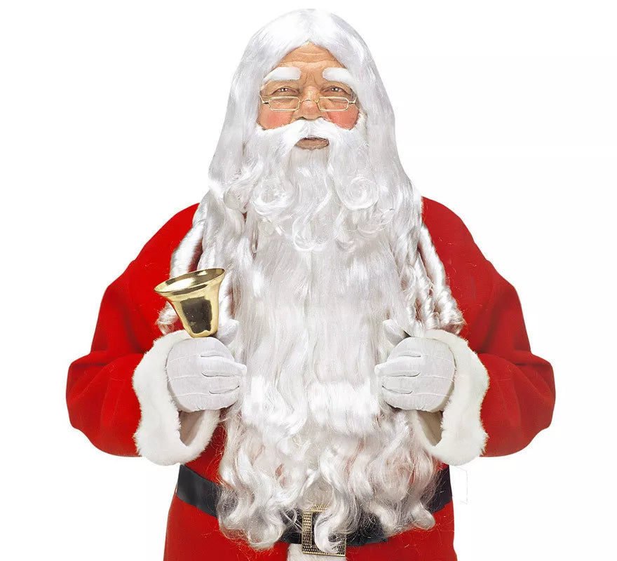 Translation missing: es.Kit de Papá Noel: Peluca, Barba, Bigote y Cejas