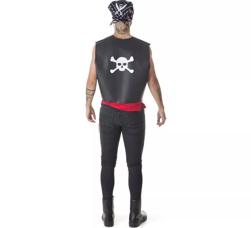 Translation missing: es.Kit de Pirata para hombre: Chaleco, Fajín y Pañuelo