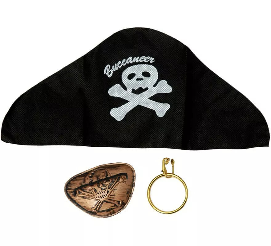 Translation missing: es.Kit de Pirata: Parche, Pendiente y Sombrero
