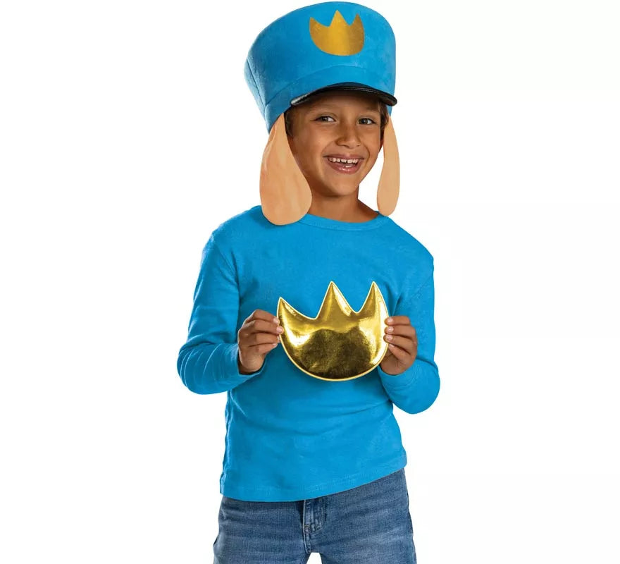 Translation missing: es.Kit de Policán Dog Man Infantil: Sombrero e Insignia
