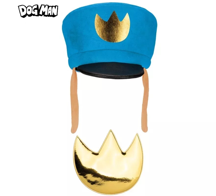 Translation missing: es.Kit de Policán Dog Man Infantil: Sombrero e Insignia