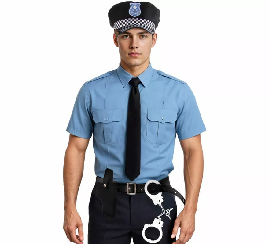 Translation missing: es.Kit de Policía: Cinturón, Gorra y Esposas
