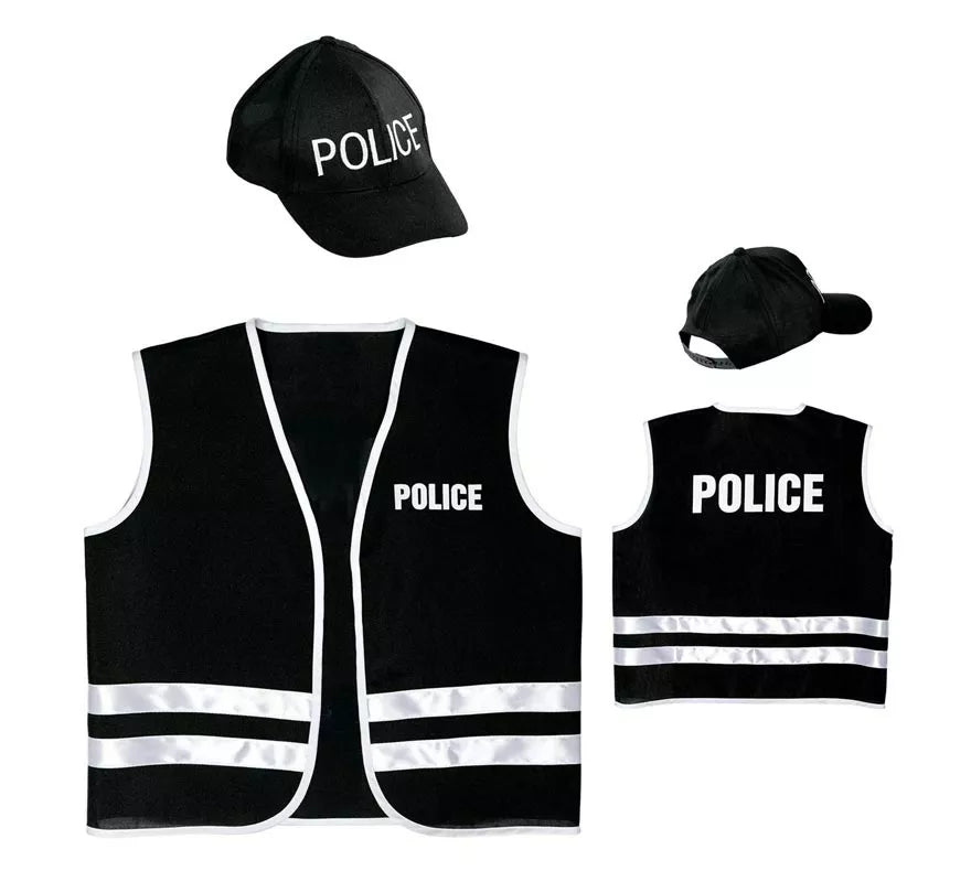 Translation missing: es.Kit de Policía inglés infantil: Gorro y chaleco