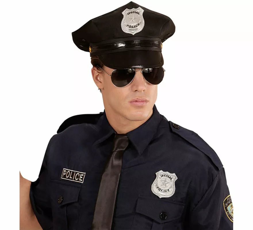 Kit de Policía para adultos: Gorra, Gafas y Placa