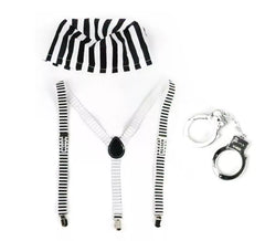 Kit de Preso: Tirantes, Gorro y Esposas
