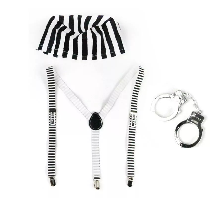 Translation missing: es.Kit de Preso: Tirantes, Gorro y Esposas