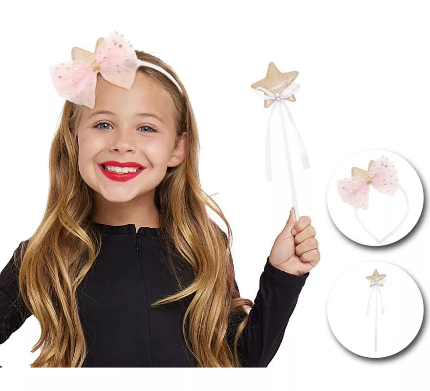 Translation missing: es.Kit de Princesa Mágica infantil: Diadema y Varita