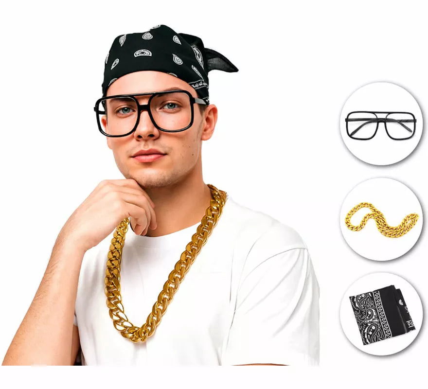 Translation missing: es.Kit de Rapero: Gafas, Collar y Pañuelo
