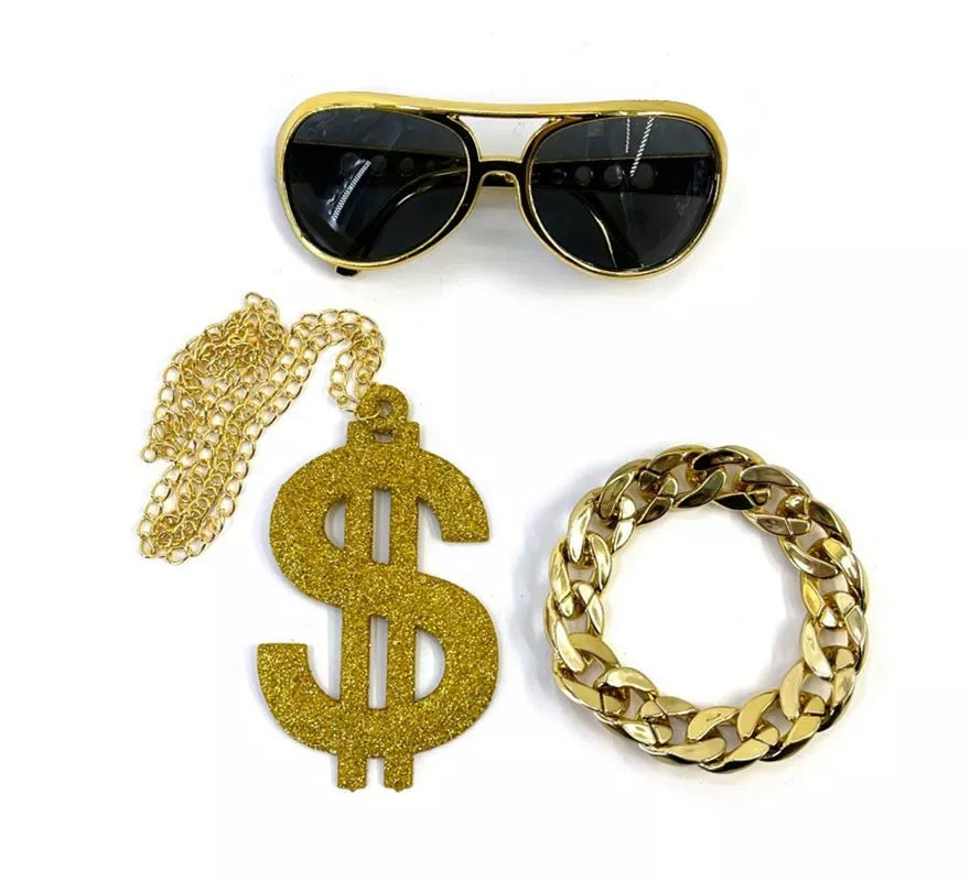 Translation missing: es.Kit de Rapero: Gafas, Collar y Pulsera