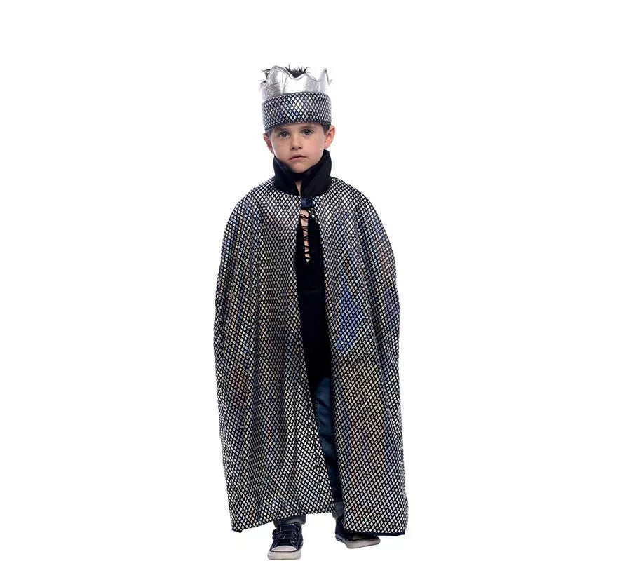 Translation missing: es.Kit de Rey Medieval infantil: Capa reversible y Corona