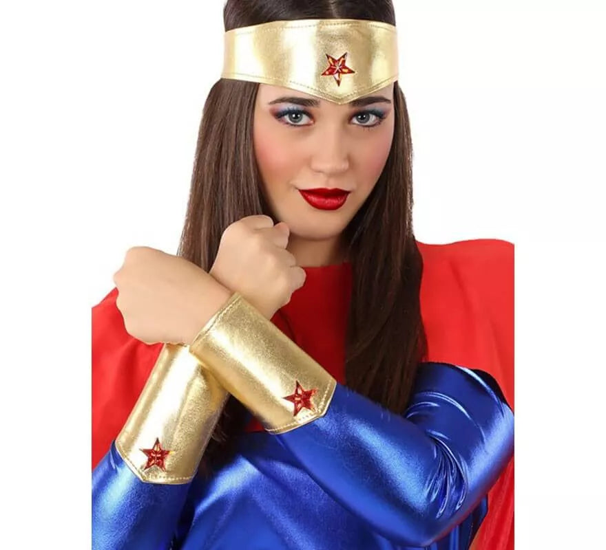 Translation missing: es.Kit de Súper Heroína: 2 Brazaletes y Tiara