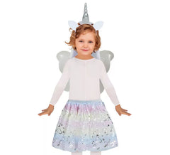 Kit de Unicornio infantil: Diadema, Alas y Tutú