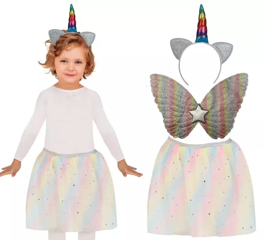 Translation missing: es.Kit de Unicornio infantil: Diadema, Alas y Tutú