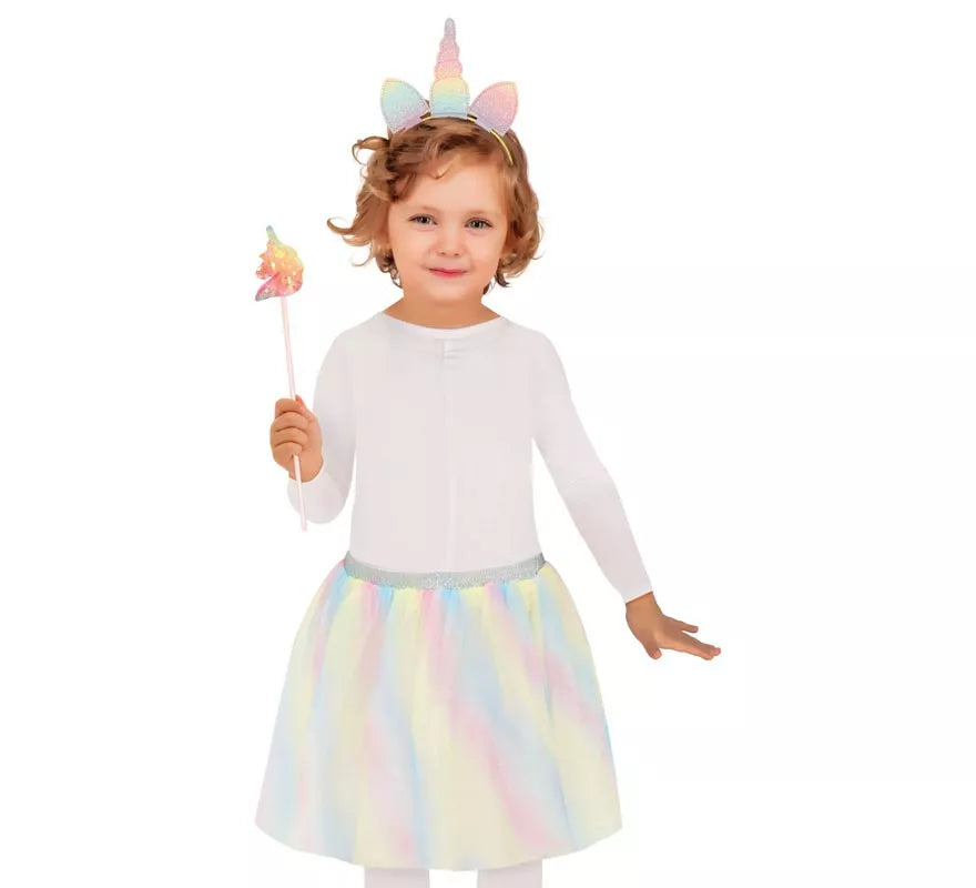 Translation missing: es.Kit de Unicornio infantil: Diadema, Varita y Tutú