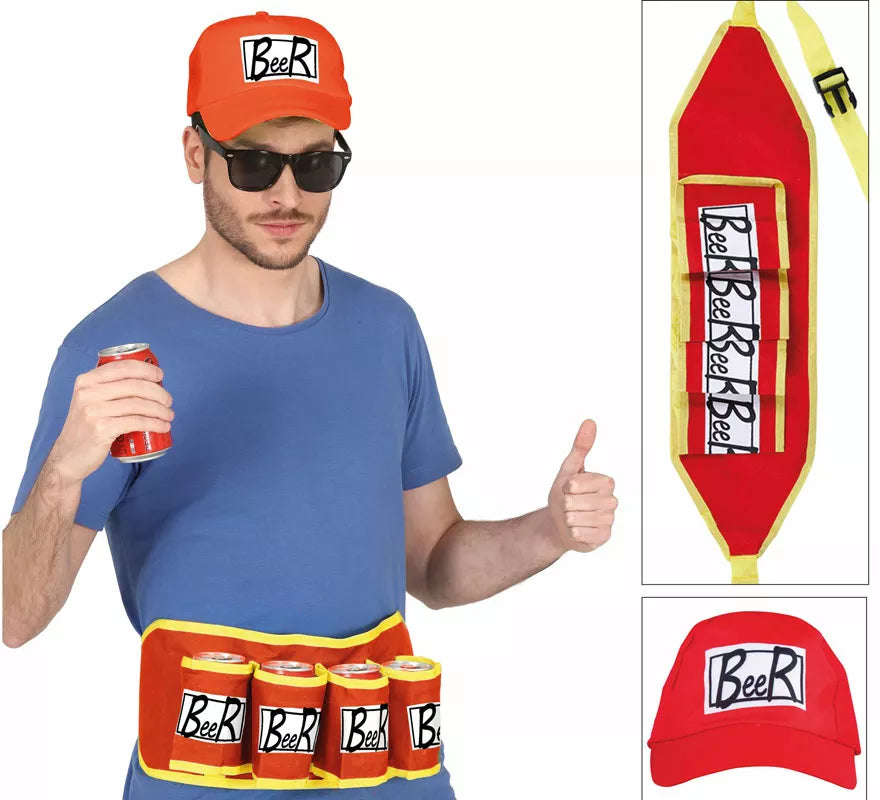 Translation missing: es.Kit Fiesta de la Cerveza: Gorra y Cinturón Porta Cervezas