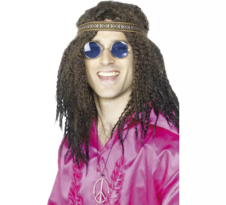 Translation missing: es.Kit Hippy Hombre: Cinta de Pelo, Gafas y Collar