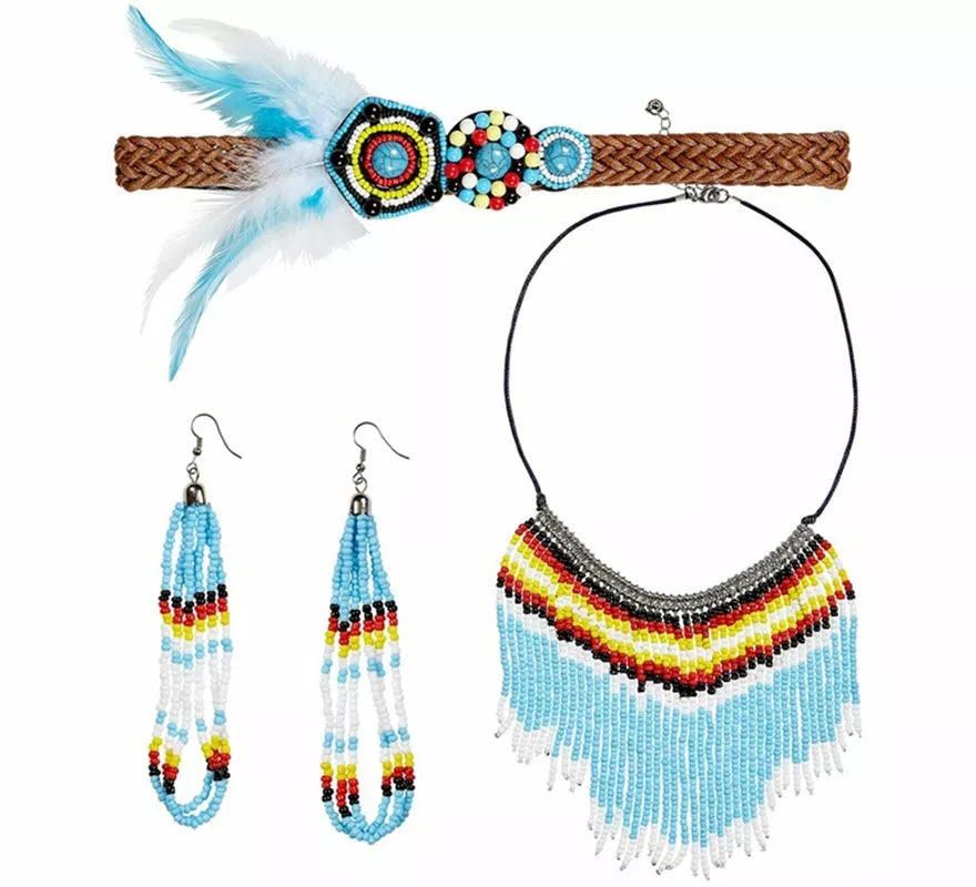 Translation missing: es.Kit India Nativa: Collar, Pendientes y Cinta