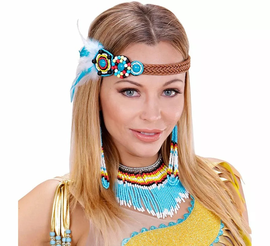 Kit India Nativa: Collar, Pendientes y Cinta