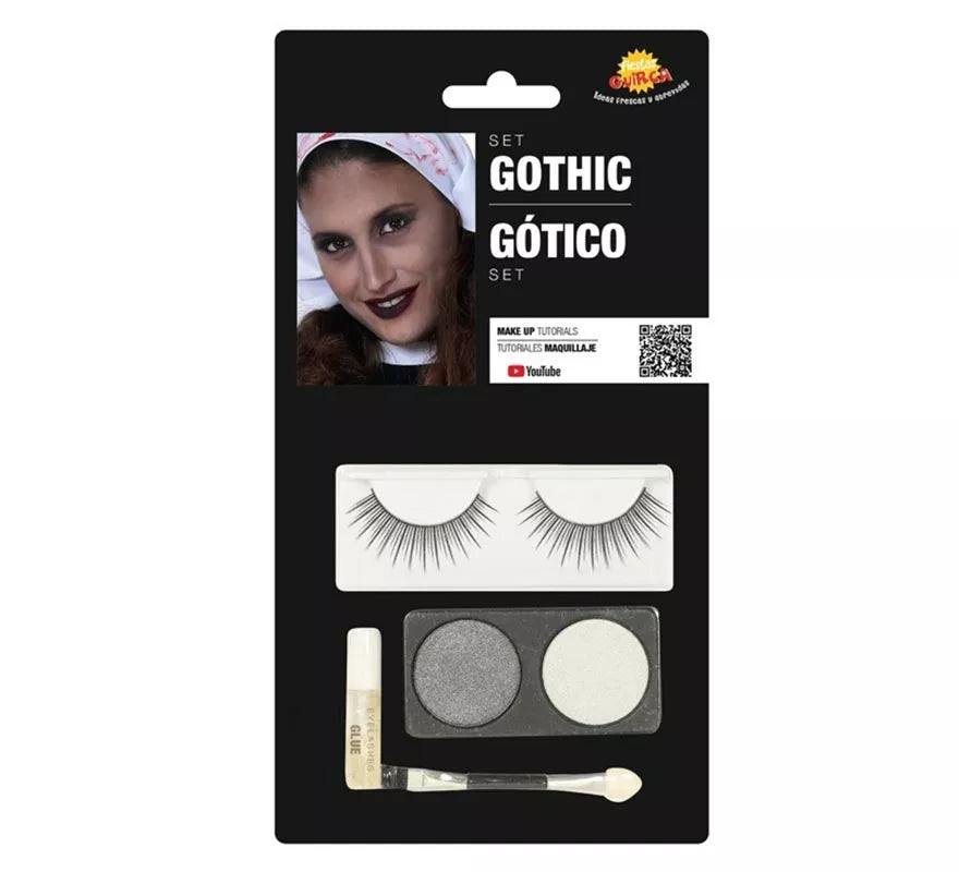 Translation missing: es.Kit Maquillaje: Plata y Blanco, Pestañas, Pegamento, Pincel