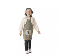 Kit o Disfraz de Castañera Verde Oliva para niña