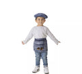 Kit o Disfraz de Castañero Cuadros Azul para niño