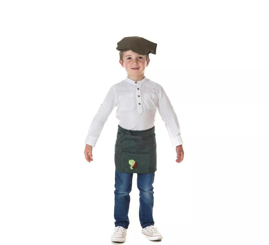 Translation missing: es.Kit o Disfraz de Castañero Otoño Verde para niño
