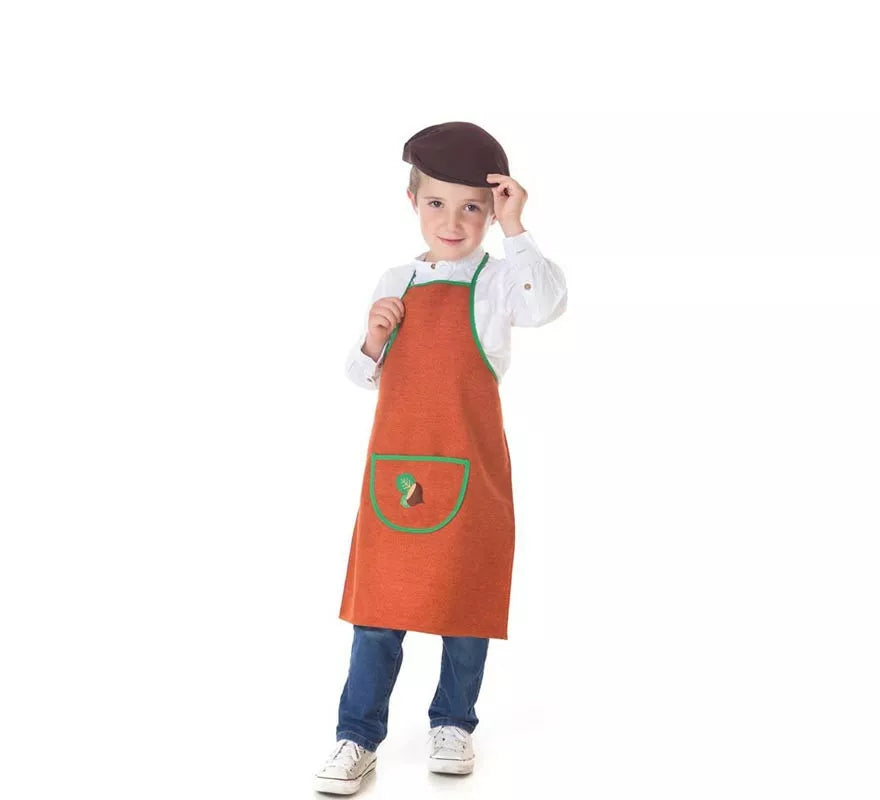 Translation missing: es.Kit o Disfraz de Castañero Teja Hojas Verdes para niño