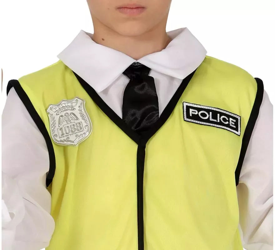 Translation missing: es.Kit o Disfraz de Policía para niños: Chaleco, Gorro y Camisa
