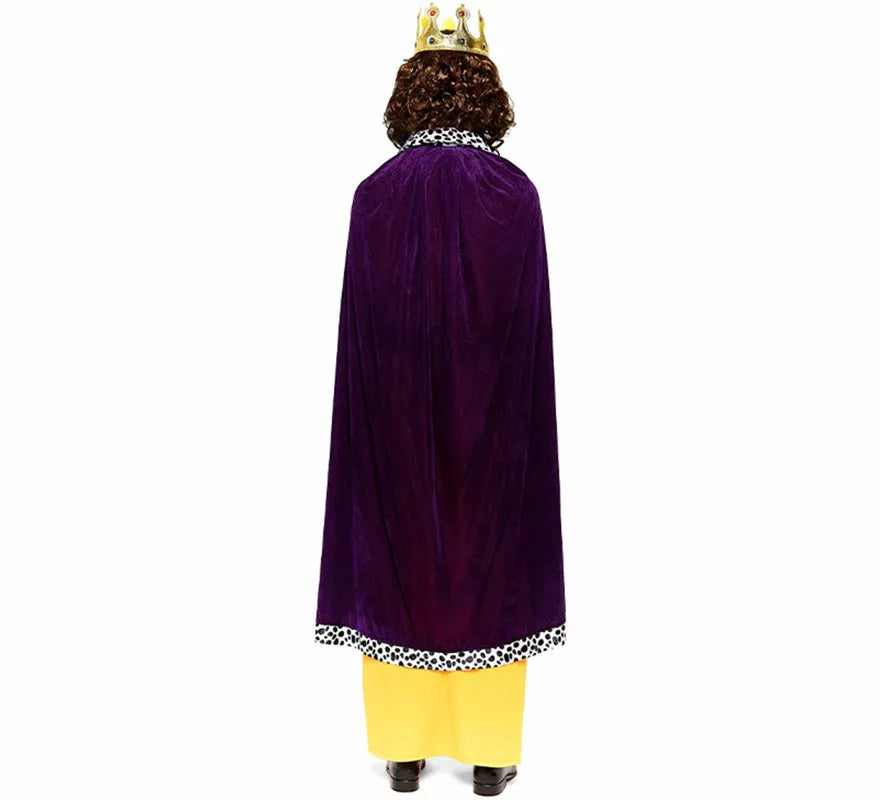 Translation missing: es.Kit Rey Mago morado adulto: Capa y Corona