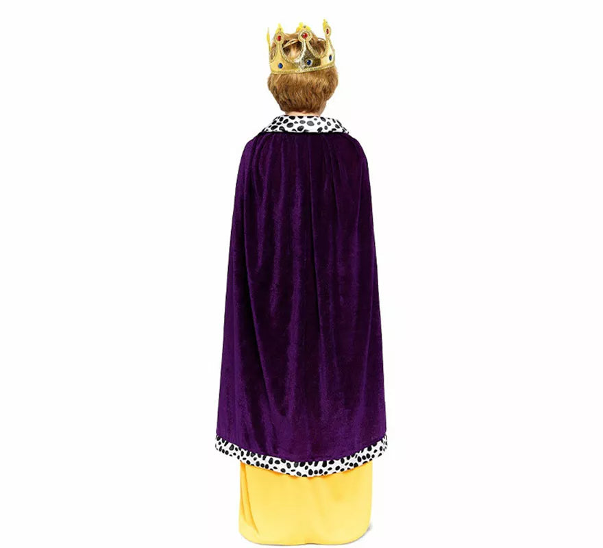 Translation missing: es.Kit Rey Mago morado Infantil: Capa y Corona
