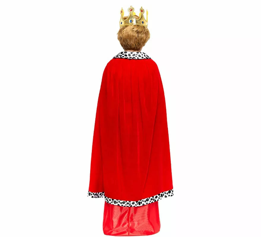 Translation missing: es.Kit Rey Mago rojo Infantil: Capa y Corona