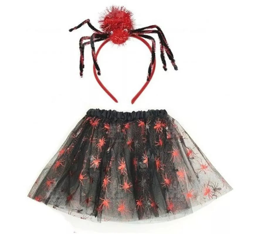 Translation missing: es.Kit Spider: Falda y Diadema con Araña