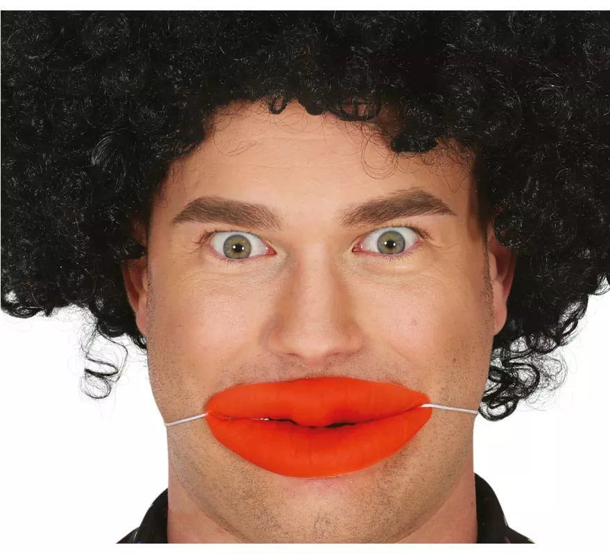 Translation missing: es.Labios Grotescos rojos de Látex