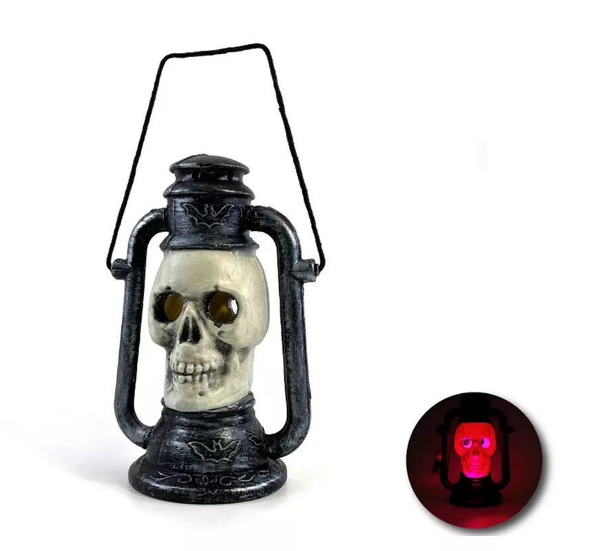 Translation missing: es.Lámpara Calavera con luz de 16x36 cm