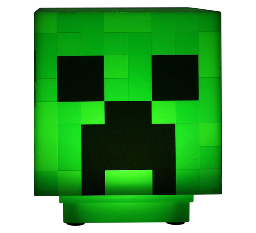 Lámpara Minecraft Creeper