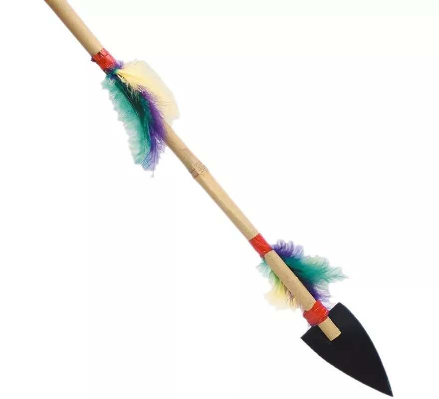 Translation missing: es.Lanza de Indio con plumas 115 cm