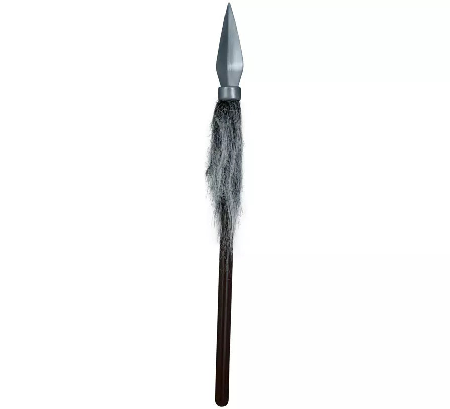 Translation missing: es.Lanza de Indio o Esquimal de plástico con pelo de 43 cm