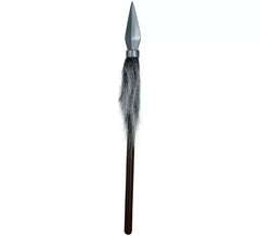 Lanza de Indio o Esquimal de plástico con pelo de 43 cm