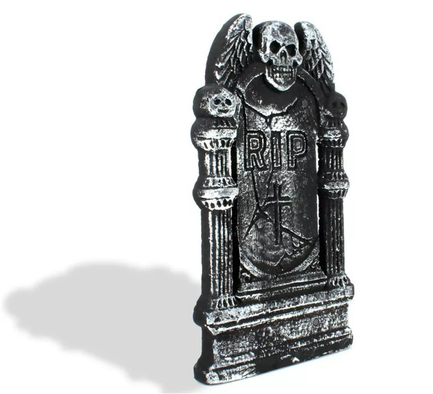Translation missing: es.Lápida Ángel Calavera RIP de foam de 20x40 cm