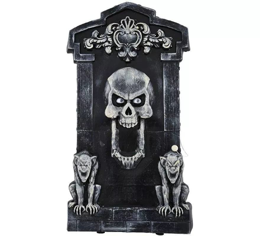 Translation missing: es.Lápida Cementerio Gárgola con Luz y Sonido 91.5x50 cm