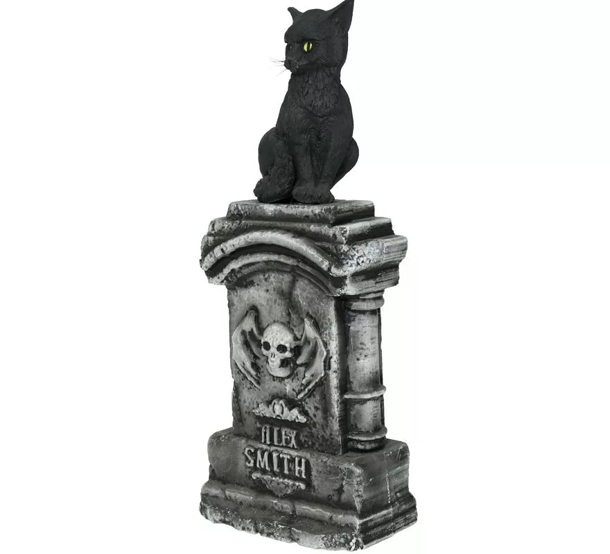 Translation missing: es.Lápida con Gato con Luz y Sonido de 90x40 cm