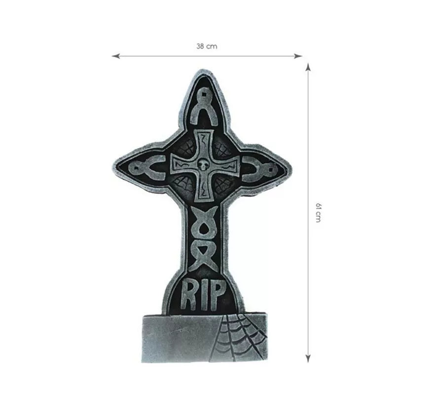 Translation missing: es.Lápida Cruz RIP de 61x38 cm