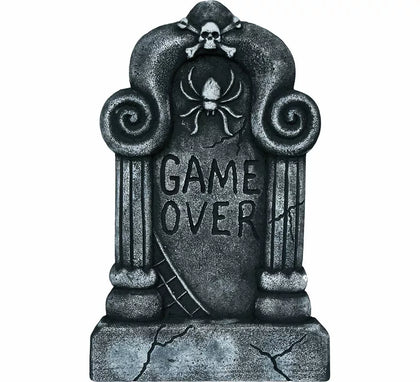Lápida Game Over de 42x27 cm